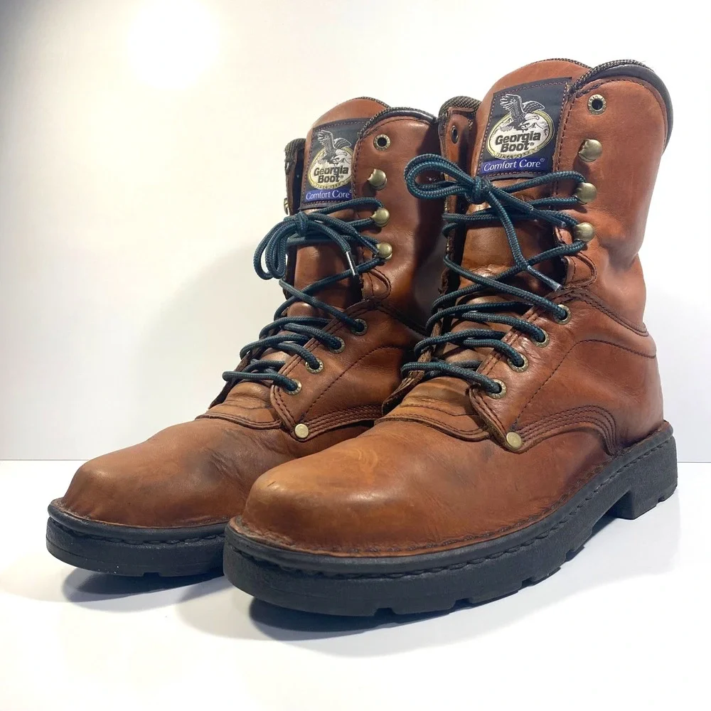 Georgia Boot Mens Size 9 Leather 8